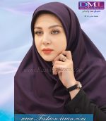 مقنعه بادمجانی کد 10 - Image 3