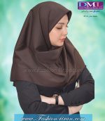 مقنعه قهوه ای سوخته کد 10 - Image 4