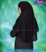 مقنعه مشکی کد 10 - Image 4