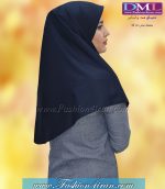 مقنعه سرمه ای کد 10 - Image 2