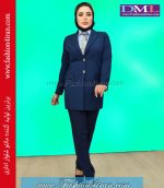 کت شلوار فیونا سرمه ای روشن کد 104 - Image 5