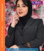 مانتو شلوار نوک مدادی نارنجی کد 109 - Image 5