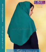 مقنعه کرپ کد 11 رنگ کله غازی روشن - Image 3