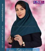 مقنعه کرپ رنگ کله غازی تیره کد 11