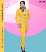 کت شلوار مازراتی زرد کد 112 - Image 3