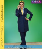 کت شلوار فیونا سرمه ای روشن کد 116 - Image 2