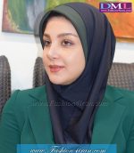 مقنعه اداری تل زیتونی کد 13 - Image 2