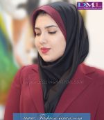 مقنعه اداری تل زرشکی کد 13