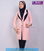 مانتو شلوار مازراتی گلبهی کد 142 - Image 3