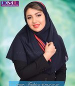 مقنعه حریر قرمز کد 38 - Image 2