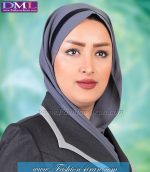 شال کد 44 طوسی تل سرمه ای