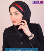 مقنعه با تل قرمز کد46 - Image 5