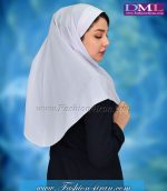 مقنعه سفید تل سفید کد46 - Image 2