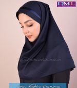 مقنعه با تل سرمه ای کد46 - Image 2