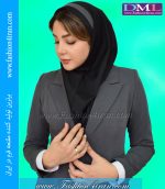 مقنعه با تل طوسی کد 46 - Image 4