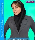 مقنعه با تل طوسی کد 46