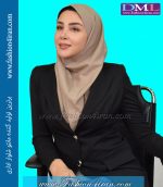 مقنعه کرم نقاب کرم کد 47 - Image 4