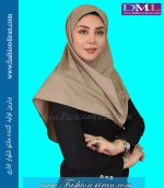 مقنعه کرم نقاب کرم کد 47 - Image 3