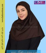 مقنعه قهوه ای نقاب قهوه ای کد 47