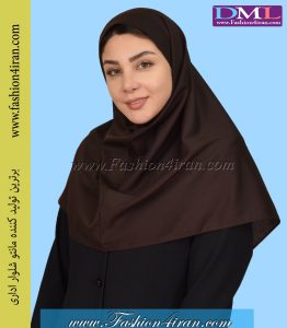 مقنعه قهوه ای نقاب قهوه ای کد 47