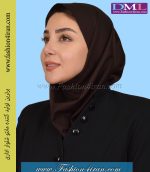 مقنعه قهوه ای نقاب قهوه ای کد 47 - Image 4