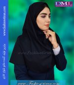 مقنعه سرمه ای نقاب سرمه ای کد 47 - Image 2