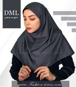 مقنعه طوسی نقاب طوسی کد 47