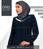 مقنعه طوسی نقاب طوسی کد 47 - Image 3