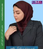 مقنعه زرشکی نقاب زرشکی کد 47 - Image 5