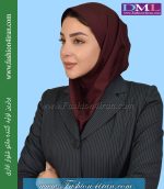 مقنعه زرشکی نقاب زرشکی کد 47