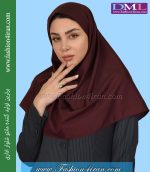 مقنعه زرشکی نقاب زرشکی کد 47 - Image 2