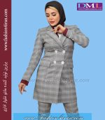 کت تک زنانه چهارخانه درشت کد 53 - Image 6