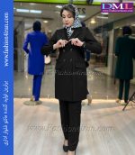 کت شلوار فاستونی ترک مشکی کد 53