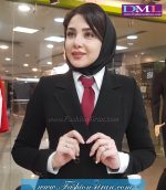 کت شلوار زنانه کرپ مشکی کد 53 - Image 2