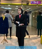 کت شلوار زنانه کرپ مشکی کد 53
