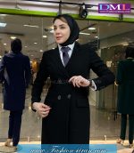 کت شلوار زنانه کرپ مشکی کد 53 - Image 9
