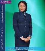 مانتو شلوار فیونا سرمه ای روشن کد 55 - Image 7