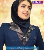 مانتو شلوار فیونا یقه طرح سنتی کد 66