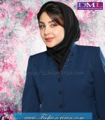 مانتو شلوار مازراتی کد 74 آبی