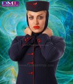 مانتو شلوار فیونا ساتن قرمز کد 74 - Image 4