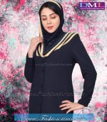 مانتو شلوار فیونا سرمه ای تیره کد 74 - Image 5