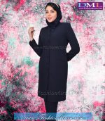 مانتو شلوار فیونا سرمه ای تیره کد 74