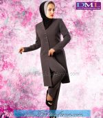 مانتو شلوار فیونا طوسی کد 74