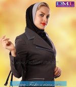 مانتو شلوار فیونا طوسی کد 83