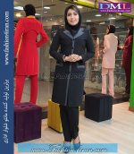 مانتو شلوار فیونا مشکی کد 85