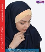 مقنعه توربان حریر طلایی کد 9