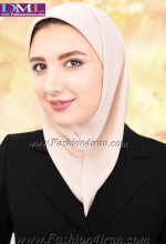 مقنعه کرپ کد 11 کرم