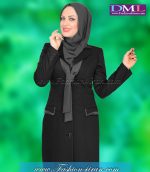 مانتو شلوار فیونا مشکی کد 96 - Image 2