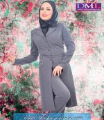 مانتو شلوار فیونا طوسی کد 96 - Image 3