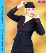 مانتو شلوار فیونا سرمه ای تیره بنفش کد 98 - Image 2